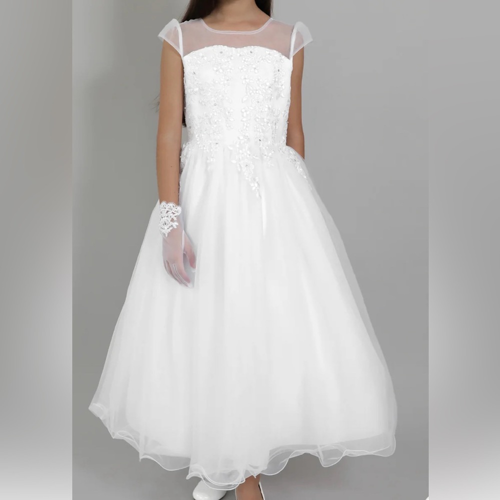 Us Angels ALEXA WHITE COMMUNION DRESS